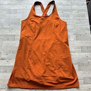 REI CO’OP Rust Orange Athletic hiking Tank Workout Mini Dress‎ women’s medium